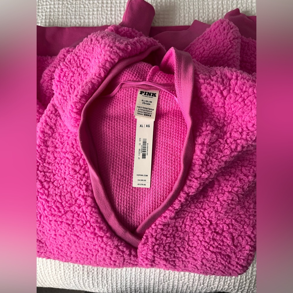 Hot Pink Cozy Pullover from PINK - Picture 2 of 4